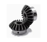 1 ingranaggio conico modulo 1,5 12 denti ID = 6 mm/8 mm ingranaggi in acciaio a 90 gradi con viti(6mm)
