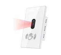 1 Interruttore A Parete con Sensore A Infrarossi IR, Pannello In Vetro Touch, Accensione/Spegnimento Elettrico, Spina USA.