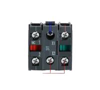 1 interruttore a pulsante di arresto di emergenza da 22 mm, interruttore a doppio pulsante con luce momentanea autoresettante, interruttore a pulsante di alimentazione a fungo, 10 A (base NC, 2NO, 24