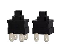 1 interruttore for aspirapolvere da 4 piedi, interruttore a pulsante, serie PBS2, piccolo interruttore a pulsante autobloccante