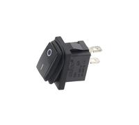 1 interruttore KCD1 2 PIN pulsante rosso non illuminato alimentatore a bilanciere CA 250 V/6 A 125 V/10 A(2D2P-Black)