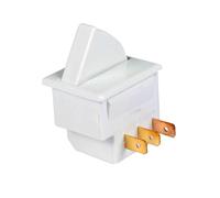 1 interruttore per la luce della porta del frigorifero, 2 pin, 1NO1NC, 5 A, 125 V CA/2,5 A, 250 V CA, 6 m, interruttore momentaneo per frigorifero compatibile con GE Whirlpool, Maytag, Admiral, Amana,
