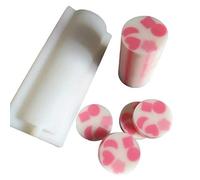 1 kg 1000 ml rotondo Handmade Soap Mold Tube Model silicone Mold long-cylinder Cold processo, sapone, Craft Art Soap Candle making Mould, fondant cake Decorating Mold, cioccolato Sugarcraft