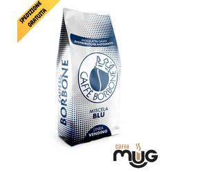 1 Kg Caffè Borbone Grani Chicchi Miscela Blu Vending Bar Originali Gratis