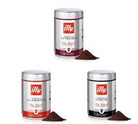 1 Kg Caffe Illy Macinato Moka Tostato Classico, Intenso e Forte 100% Arabica