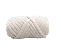 1 kg di cotone grosso filato super ingombrante morbido lavabile for maglieria tessuto cestino tappeti filati giganti fai da te for lavorazione a mano cuccia for animali domestici(1kg Beige)
