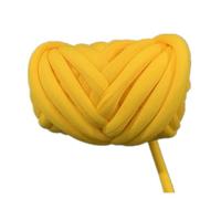 1 kg di cotone grosso filato super ingombrante morbido lavabile for maglieria tessuto cestino tappeti filati giganti fai da te for lavorazione a mano cuccia for animali domestici(1kg Gold Yellow)