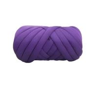 1 kg di cotone grosso filato super ingombrante morbido lavabile for maglieria tessuto cestino tappeti filati giganti fai da te for lavorazione a mano cuccia for animali domestici(1kg Dark Purple)