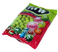 1 KG GOMME DA MASTICARE FINI BUBBLE GUM PALLINA TENNIS BALL CARAMELLATA PARTY