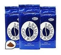 1 KG MACINATO BORBONE MISCELA BLU CAFFE 4 CONFEZIONI DA 250 GR