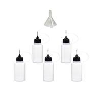 1 Kit 3-100Ml Punta Dell'Ago Applicatore Di Colla Bottiglia Con Imbuto For