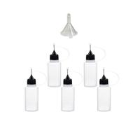1 Kit 3-100Ml Punta Dell'Ago Applicatore Di Colla Bottiglia Con Imbuto For