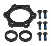 1 Kit Adattatori Mozzo Bici Freno Disco 100-110x15mm 5mm Adattamento Compatibile con Boost Hub Conversione (Anteriore)