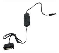 1 kit controller per ventola ARGB per PC, mini splitter ARGB da 5 V a 3 pin, controller per ventola per PC SATA Power RGB, controller hub per computer RGB, con diverse modalità di illuminazione, nero