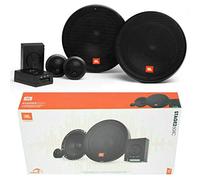 1 kit JBL STAGE2 604C sistema a 2 vie da 6,5" 165 mm 16,50 cm 45 watt rms 270 watt max con woofer tweeter crossover auto 4 ohm spl nero, a coppia