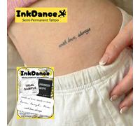 1 Kit "Love Notes" Tatuaggi tecnologici, Tatuaggi semi-permanenti, Tatuaggi temporanei, Durata lunga, Tatuaggi finti, Resistenti all'acqua, Aspetto di tatuaggio autentico, A base vegetale X255 Carta t