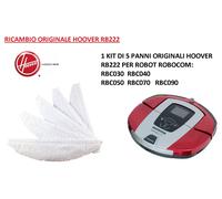 1 KIT PAD PANNI RB222 ASPIRAPOLVERE ROBOT HOOVER ROBOCOM RBC050, 5 PZ