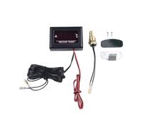 1 kit universale per misurazione della temperatura dell'acqua digitale per motore auto + sensore + staffa