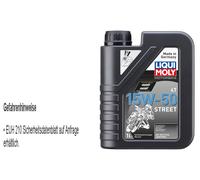 1 L Liqui Moly Olio Motore Motorrad 4Takt 15W-50 Street API SN PLUS JASO MA2