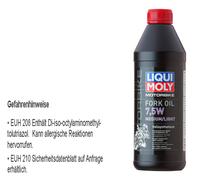 1 L Liqui Moly Olio Per Forcella Moto 75W Medium Light Olio Per Ammortizzatori