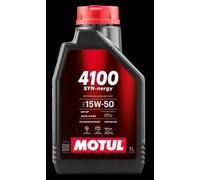 1 L MOTUL Olio Motore 4100 SYN-NERGY 15W-50 SAE J 300 ACEA A3/B4 API SP