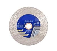 1 lama for sega abrasiva diamantata bifacciale da 5 pollici, design triangolare, disco diamantato da 125 mm, taglierina for piastrelle, quarzo e marmo