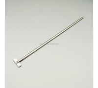 1 lama mobile dritta in acciaio inox da laboratorio utilizzata negli strumenti di miscelazione da laboratorio (dimensioni: 30 x 6 x 300 mm)