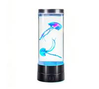 1 Lampada a Medusa (Anemone), Luce Notturna per Acquario, Luce d' Multicolore , Adatta per Soggiorno, Camera da Letto Domestica, Decorazione da Tavolo, Regalo per le Feste (Alimentazione USB)