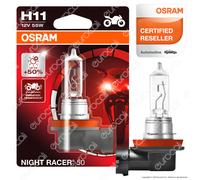 1 Lampada Osram H11 Night Racer 50 Lampadine Fari Auto Moto