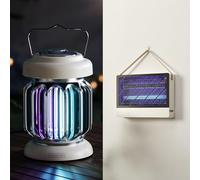 1 Lampada Zanzare Interno Con 2 Lampadine di Ricambio + 1 Lampada Antizanzare