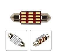 1 Lampadina LED Auto Bianca C10W 4014 per lampada Lettura Interno Lampadina Ric