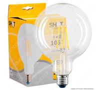 1 LAMPADINA LED BOT LIGHTING E27 Globo G125 8W Filamento Luce Bianca 2700K 4000K