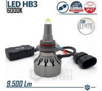 1 Lampadina LED HB3 Professionale CANbus per LENTICOLARE Luce Bianca POTENTE