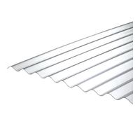 1 Lastra di Policarbonato Corrugato ONDA 76/18 CLEAR 1265X2000mm con protezione UV