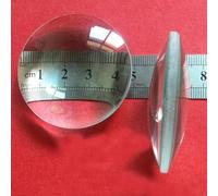 1 lente biconvessa da 50 mm - Lente d'ingrandimento in vetro ottico for progetti di ottica, lente biconvessa con lunghezza focale di 50 mm