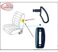 1 LEVA RIBALTAMENTO SEDILE + 1 ROSONE FIAT UNO DAL 1989> COLORE NERO