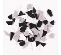 1 libbra mini irregolari enamal mosaico piastrelle di vetro per l'artigianato forniture di mosaico alla rinfusa, casuale piccole dimensioni di vetro riciclato rotto per il fai da te (RB100)