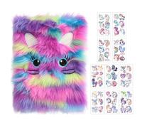 1 Libro Di Peluche E 10 Adesivi Dolci, Blocco Creativo Dei Cartoni Animati, Aiuto Per Bambini, Regali Per Ragazze.