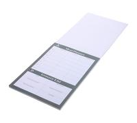 1 libro di quaderno di menu per la lista della cucina, quaderno strappabile