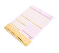 1 libro di taccuino del menu taccuino settimanale strappabile per la casa.