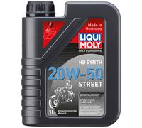 LIQUI MOLY Motocicletta HD Synth 20W-50 Street Olio Motore 1Liter Bottiglia