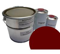 1 Litri Set 2K Vernice Auto geeignet für VW LH3D Rosso Marsala Nessun Nuovo Mes