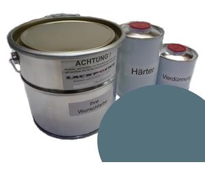 1 Litri Set 2K Vernice Auto Idoneo per VW T1 L31 Colombe Blu Bulli Messa Perrone
