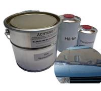 1 Litri Set 2K Vernice Auto Nero Profondo Incl Indurente & Dimensione più