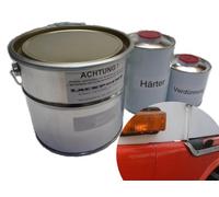 1 Litri Set 2K Vernice Auto Ral 3001 Rosso Segnale DDR Pompieri Ifa W50 Lf, Tlf