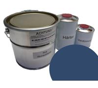 1 Litri Set 2K Vernice Auto Union LA5D Blu Monaco Oldtimer Nessun Tinta Unita