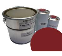 1 Litri Set 2K Vernice Idoneo per VW L 30A Re Rosso Oldtimer Nessun Trasparente
