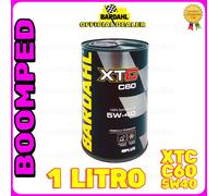 1 LITRO BARDAHL BARDAL XTC C60 5W40 OLIO MOTORE AUTO SPORT PERFORMANCE BD62