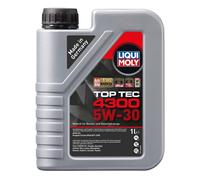 1 litro di olio Liqui Moly Top Tec 4300 5 W-30 per Toyota Honda