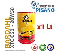 1 LITRO DI OLIO MOTORE ORIGINALE BARDAHL XTC 20W50 C60 313040